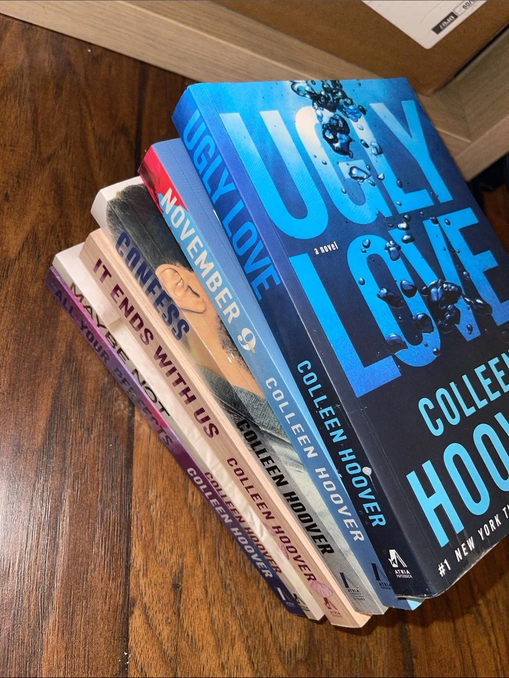 Colleen Hoover Blue 'Ugly Love' Paperback Novel - Blue Cover